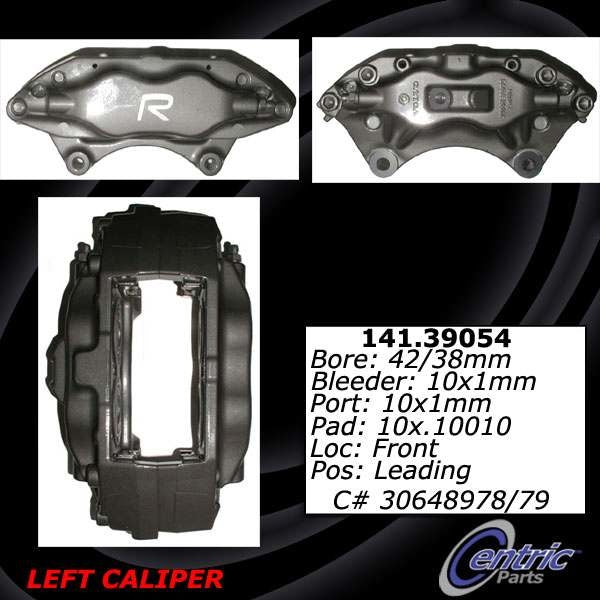 Stoptech Centric 04-07 Volvo S60 Posi-Quiet Loaded Front Right Rebuilt Brake Caliper 142.39053