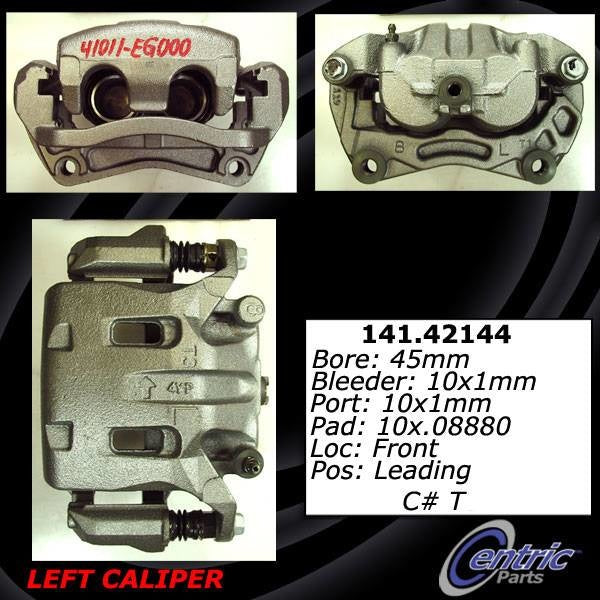 Stoptech Centric 08-12 Infiniti EX35 Posi-Quiet Loaded Front Left Caliper 142.42144