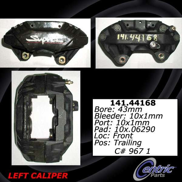 Stoptech Centric Posi-Quiet Loaded Front Right Caliper 95-98 Toyota Supra Turbo 142.44167