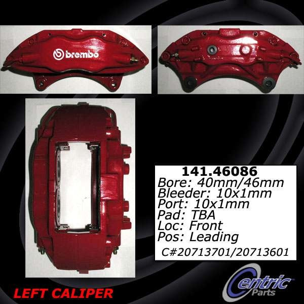 Stoptech Centric Right Front Posi-Quiet Loaded Caliper 142.46085