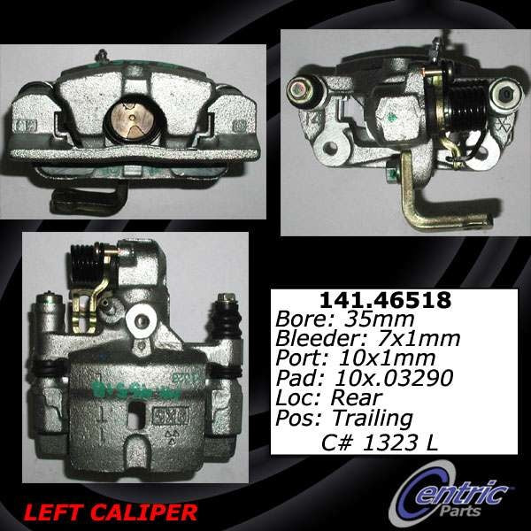 Stoptech Centric 90-91 Mitsubishi Galant / 92-93 Eclipse Posi Quiet Loaded Rear Right Brake Caliper 142.46517