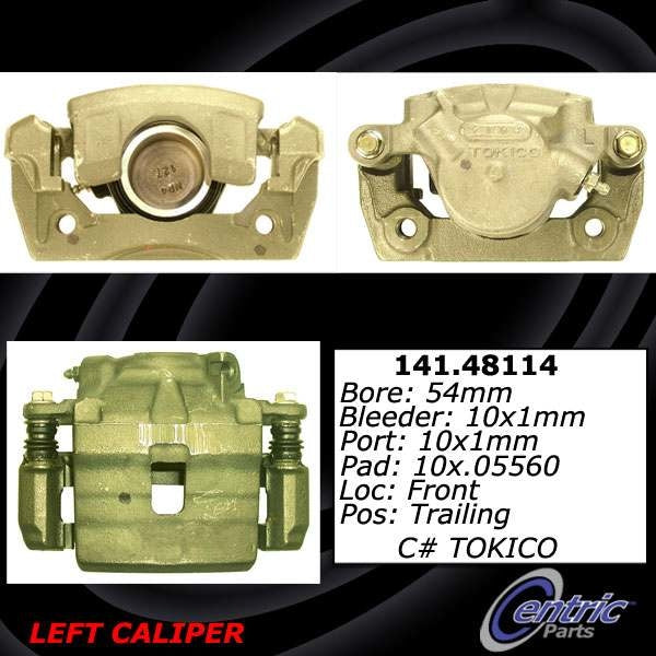 Stoptech Centric Posi-Quiet Loaded Caliper - Front Right 142.48113