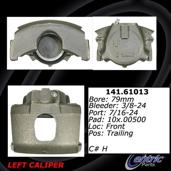 Stoptech Centric Posi-Quiet Loaded Caliper - Front Right 142.61013