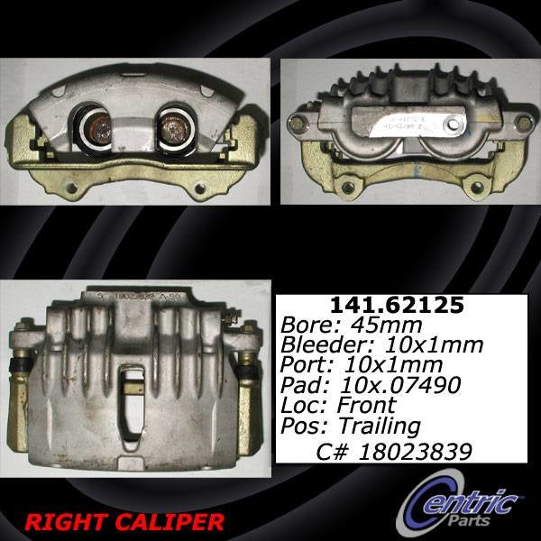 Stoptech Centric Posi-Quiet Loaded Caliper - Front Right 142.62125