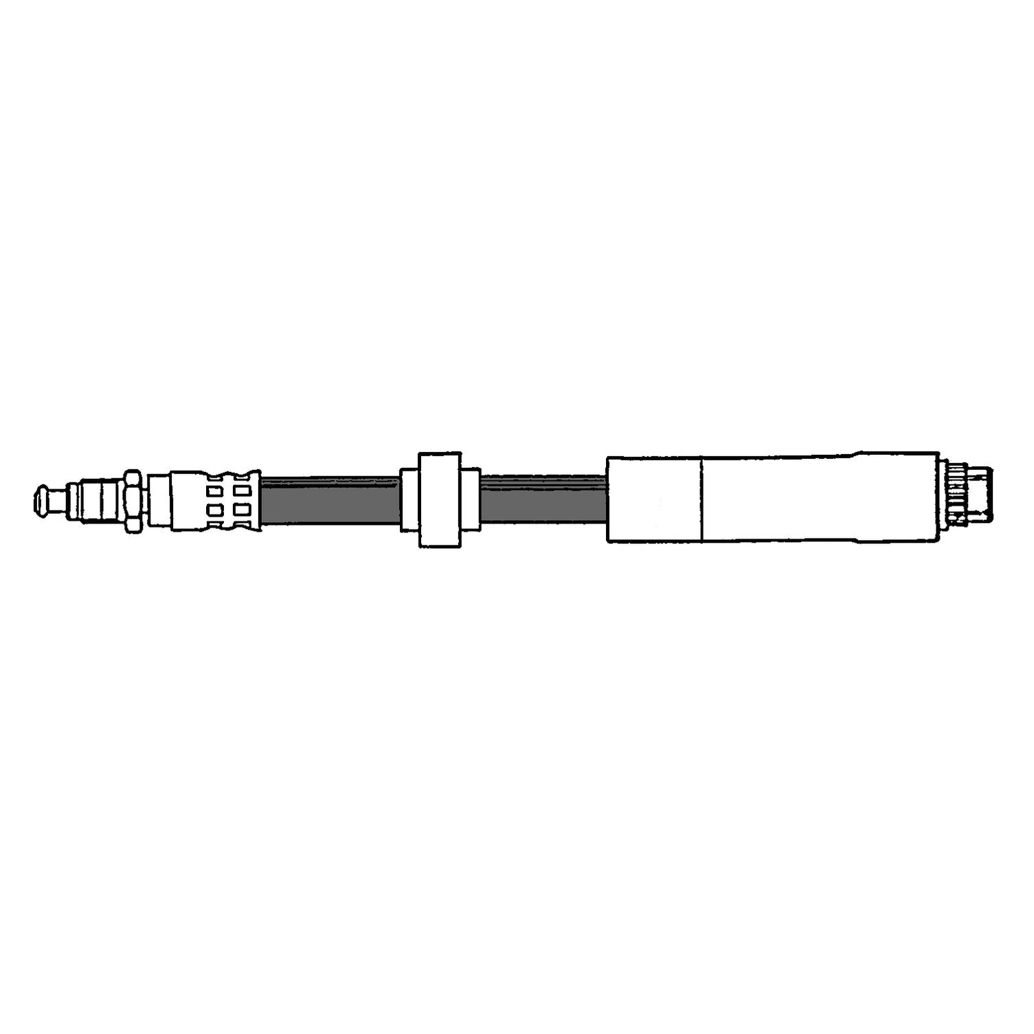 centric parts brake hose  frsport 150.10003