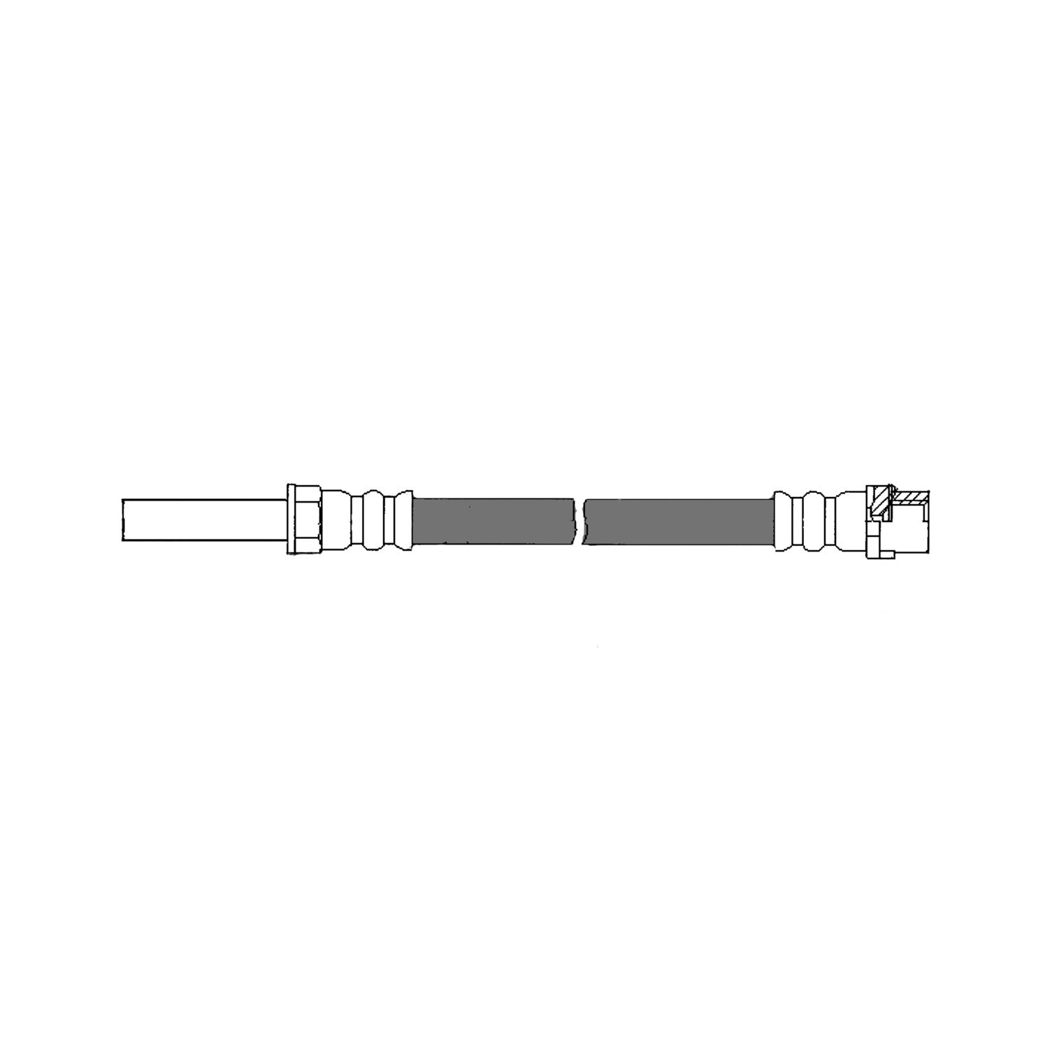 centric parts brake hose  frsport 150.35101