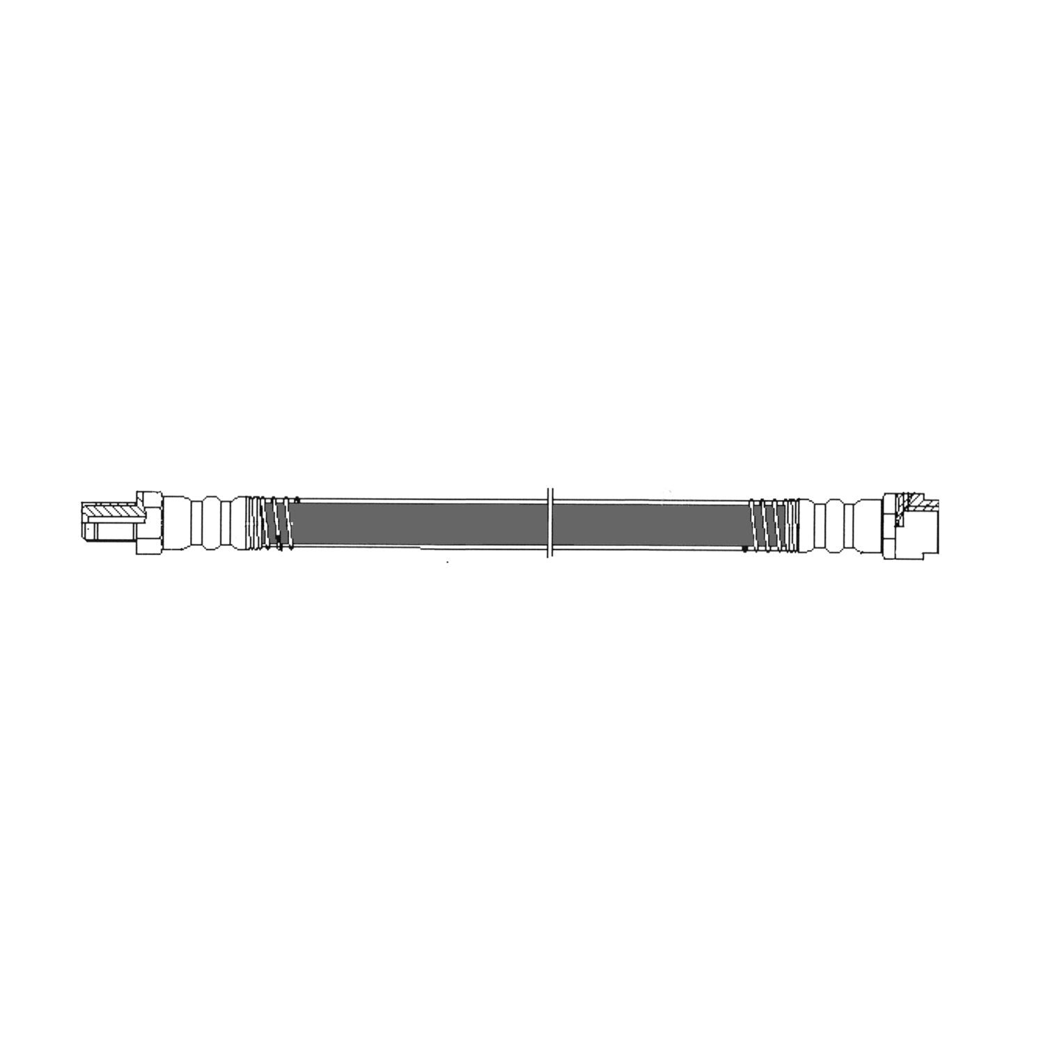 centric parts brake hose  frsport 150.35316