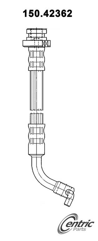 StopTech Brake Hose  top view frsport 150.42362