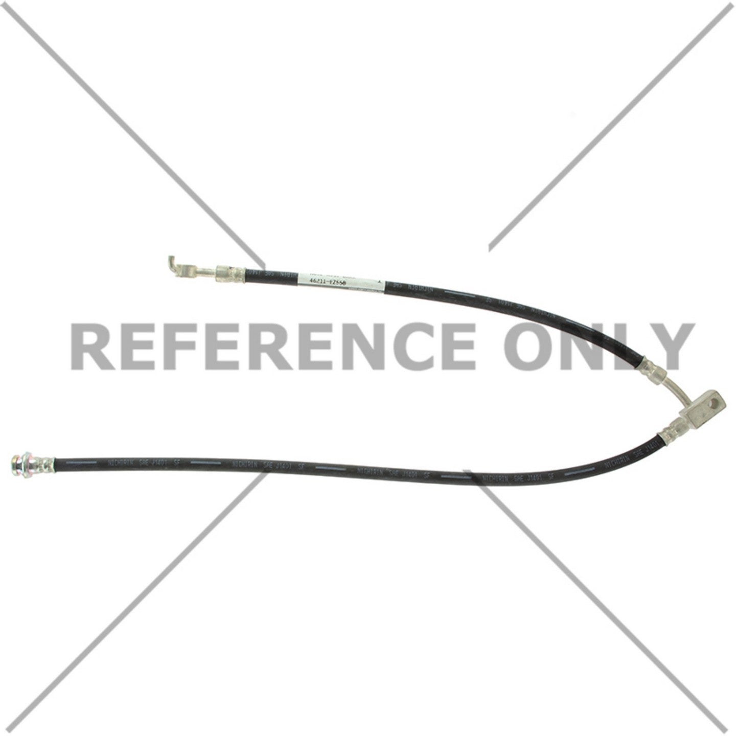 Centric Parts Brake Hose  top view frsport 150.42438