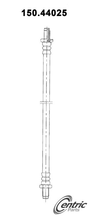 StopTech Brake Hose  top view frsport 150.44025