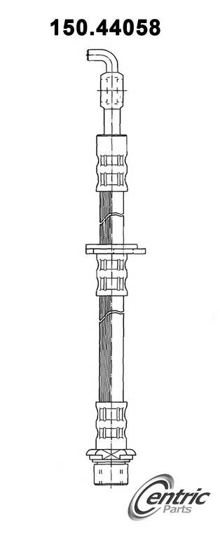 StopTech Brake Hose  top view frsport 150.44058