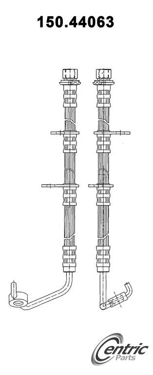 Stoptech Centric Brake Hose - Front Right 150.44063