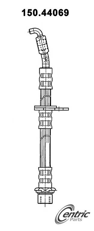 Stoptech Centric Brake Hose - Front Right 150.44069
