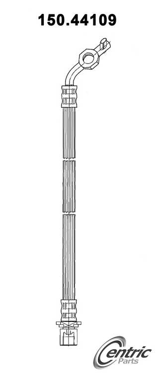 Centric Parts Brake Hose  top view frsport 150.44109
