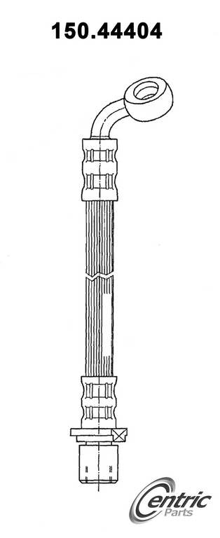 StopTech Brake Hose  top view frsport 150.44404