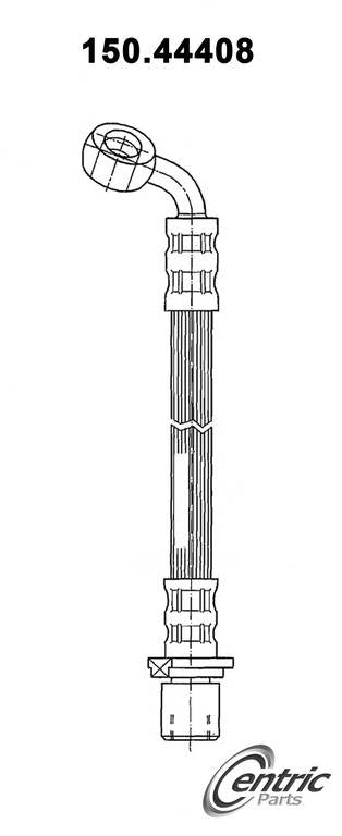 Stoptech Centric Brake Hose - Rear L/R 150.44408