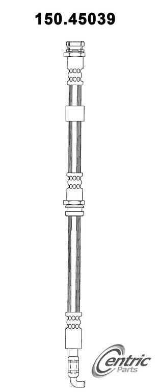 StopTech Brake Hose  top view frsport 150.45039