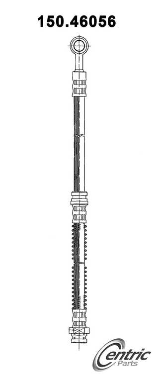 StopTech Brake Hose  top view frsport 150.46056