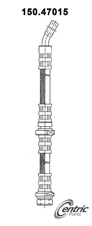 Centric Parts Brake Hose  top view frsport 150.47015