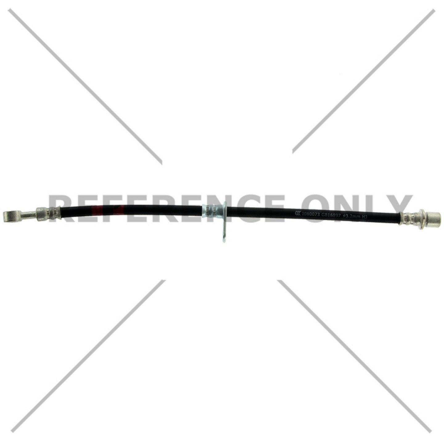 StopTech Brake Hose  top view frsport 150.47350