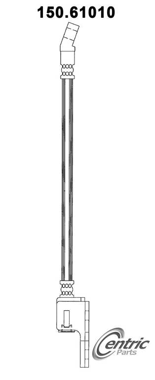 StopTech Brake Hose  top view frsport 150.61010