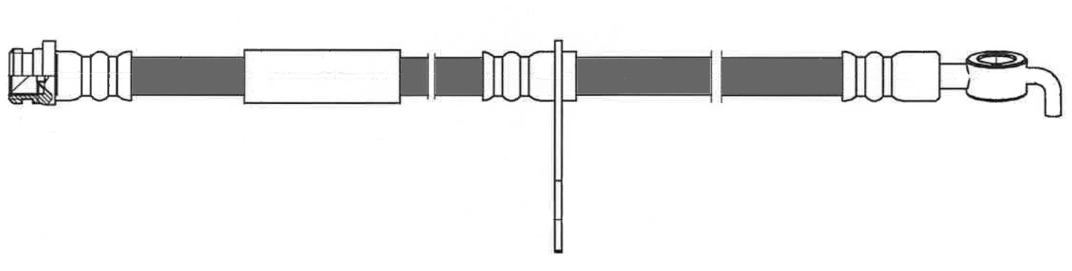 centric parts brake hose  frsport 150.61136