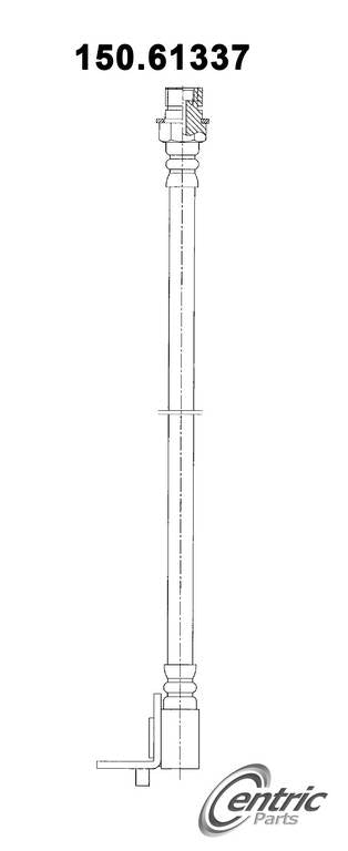 centric parts brake hose  frsport 150.61337