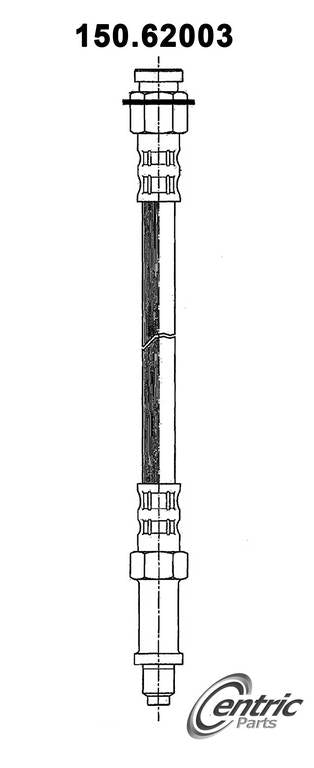centric parts brake hose  frsport 150.62003
