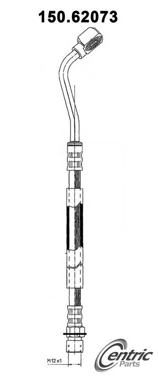 centric parts brake hose  frsport 150.62073