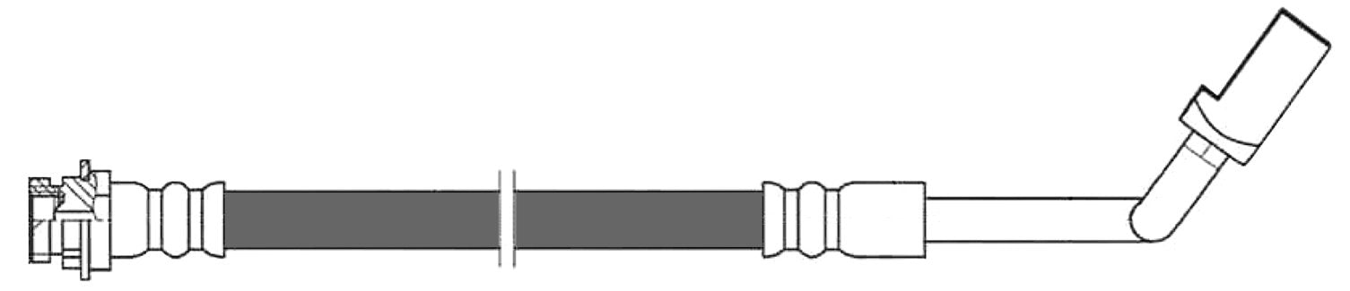 centric parts brake hose  frsport 150.62137