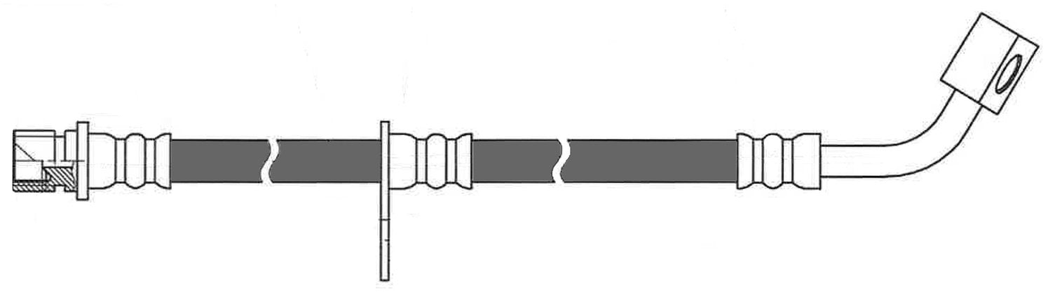 centric parts brake hose  frsport 150.62185