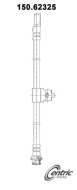 centric parts brake hose  frsport 150.62325