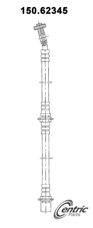 centric parts brake hose  frsport 150.62345