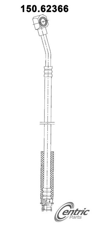 centric parts brake hose  frsport 150.62366