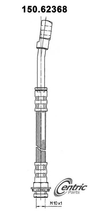 centric parts brake hose  frsport 150.62368