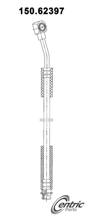 centric parts brake hose  frsport 150.62379