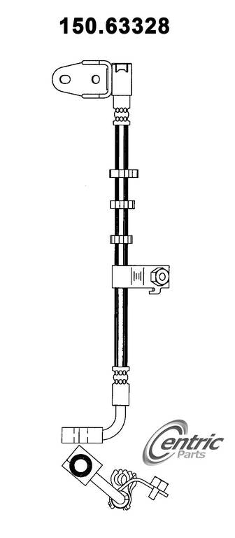 centric parts brake hose  frsport 150.63328