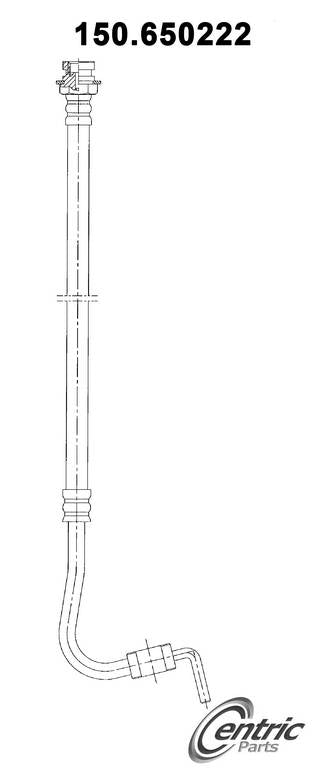 centric parts brake hose  frsport 150.65022