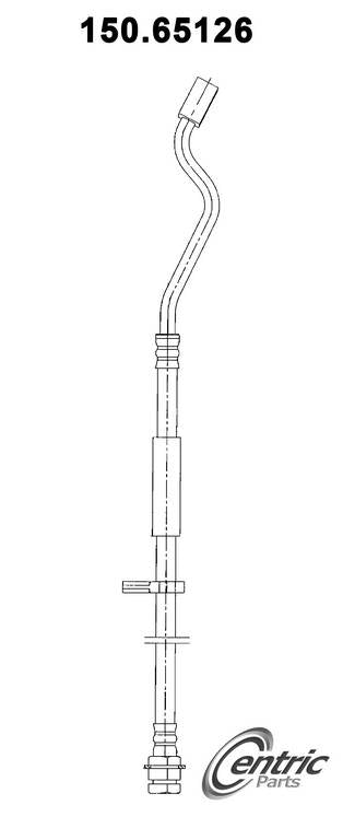 centric parts brake hose  frsport 150.65126