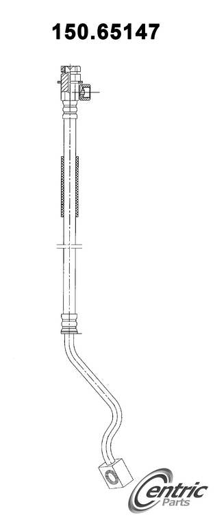 centric parts brake hose  frsport 150.65147