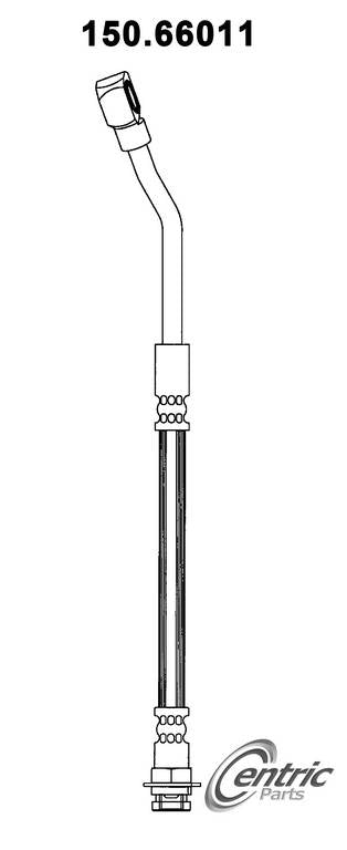 centric parts brake hose  frsport 150.66011