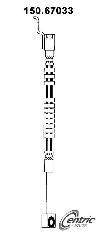 centric parts brake hose  frsport 150.67033