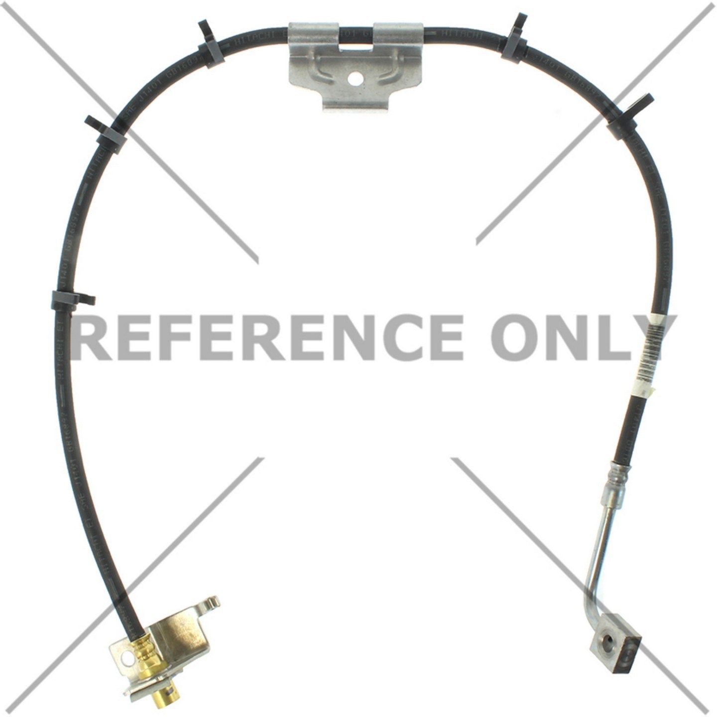 Centric Parts Brake Hose  top view frsport 150.67127