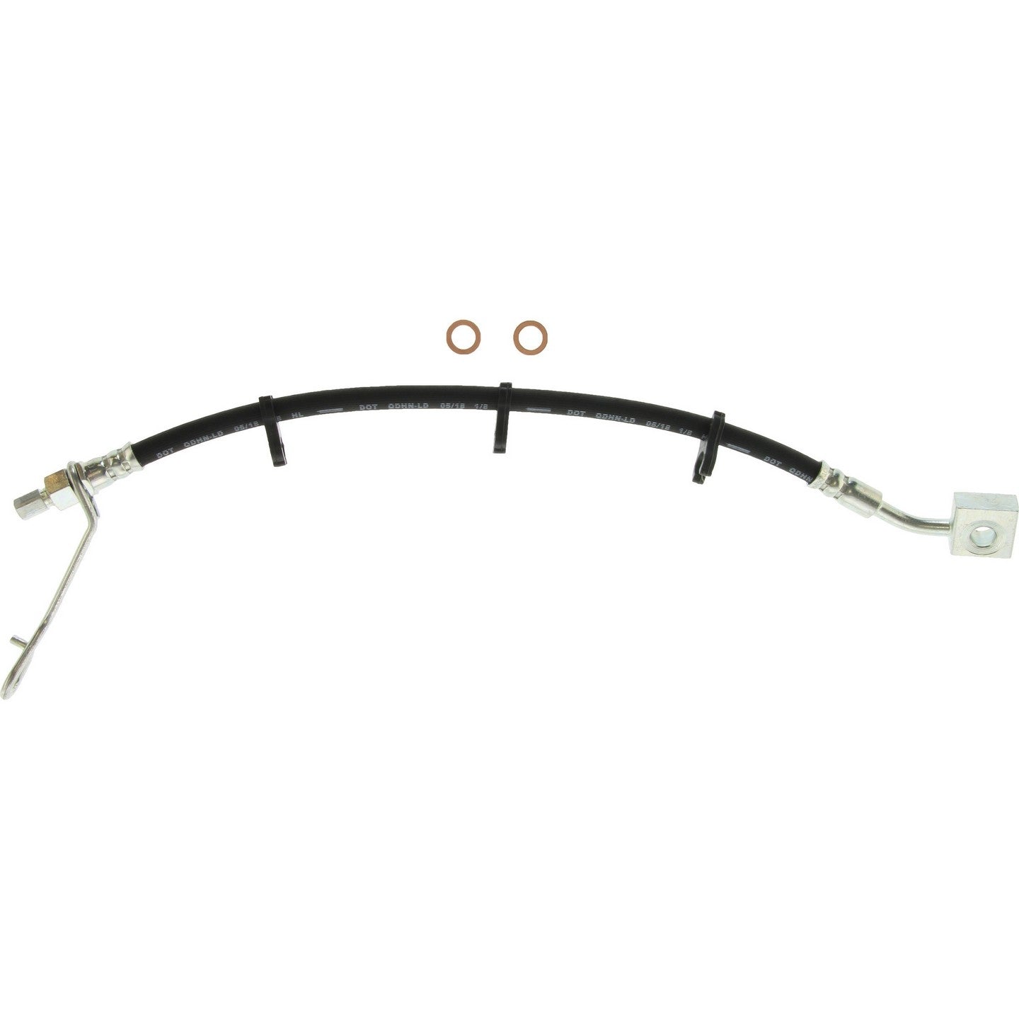 Centric Parts Brake Hose  top view frsport 150.67425