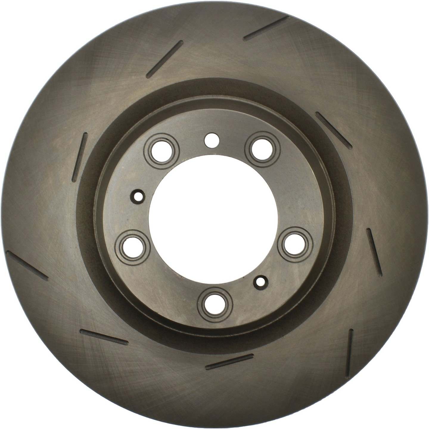 C-Tek Standard Slotted Brake Rotor  top view frsport 226.37054