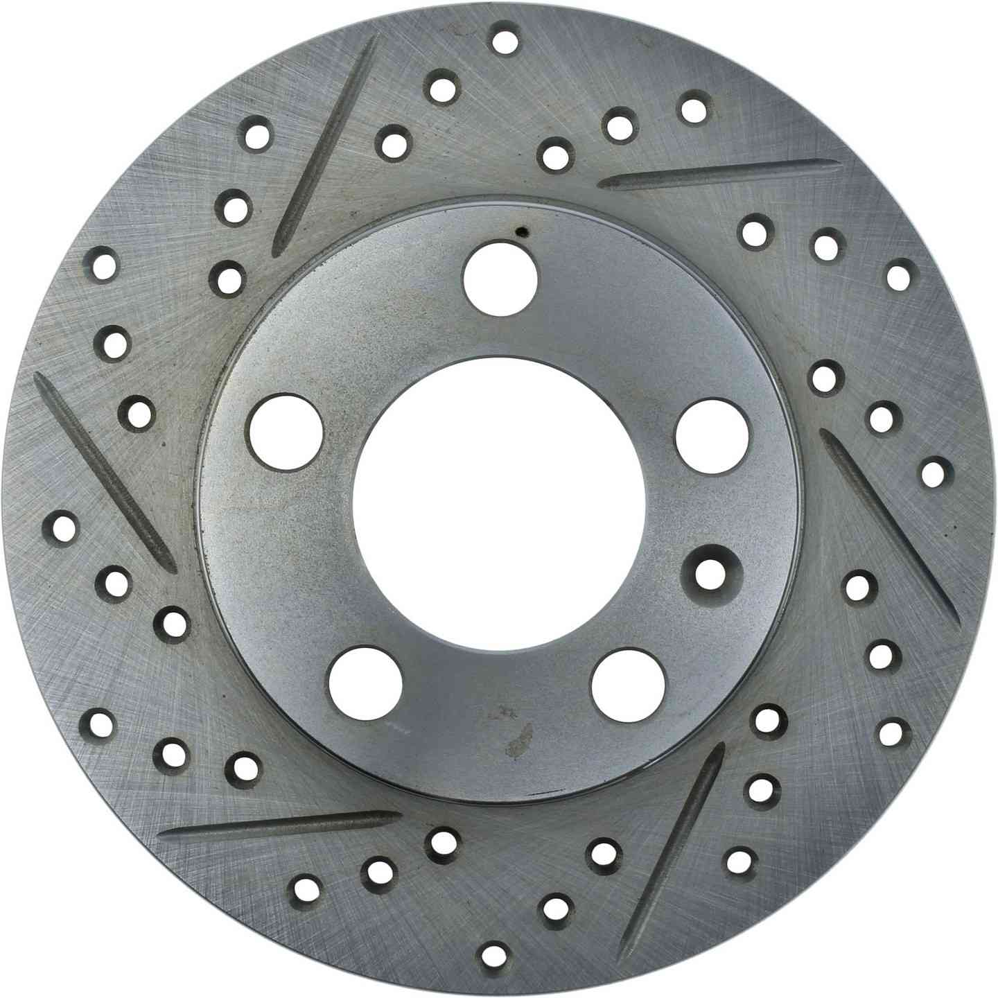 StopTech Select Sport Drilled and Slotted Brake Rotor Rear Right  top view frsport 227.33057R