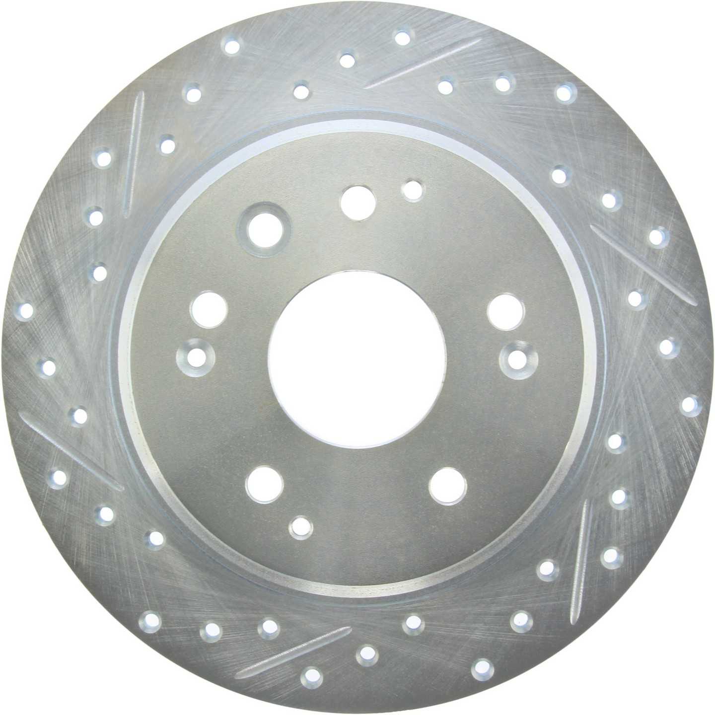 StopTech Select Sport Drilled and Slotted Brake Rotor Rear Right  top view frsport 227.40061R