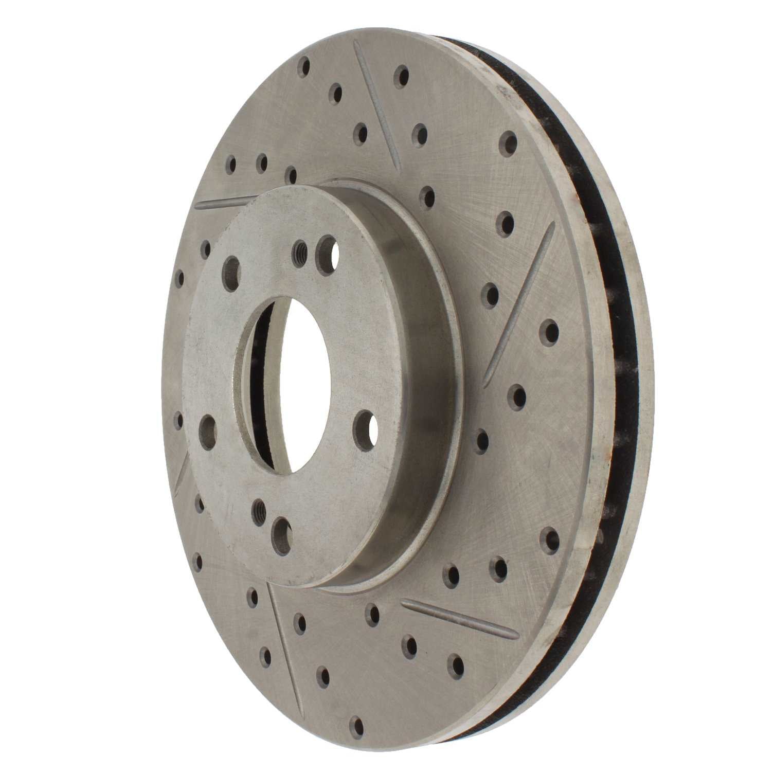 stoptech select sport drilled and slotted brake rotor front left  frsport 227.42050l