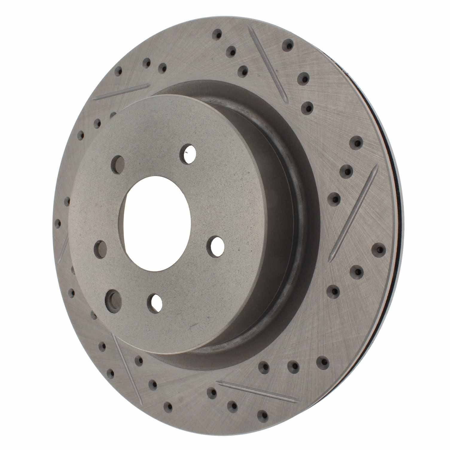 stoptech select sport drilled and slotted brake rotor rear left  frsport 227.42079l