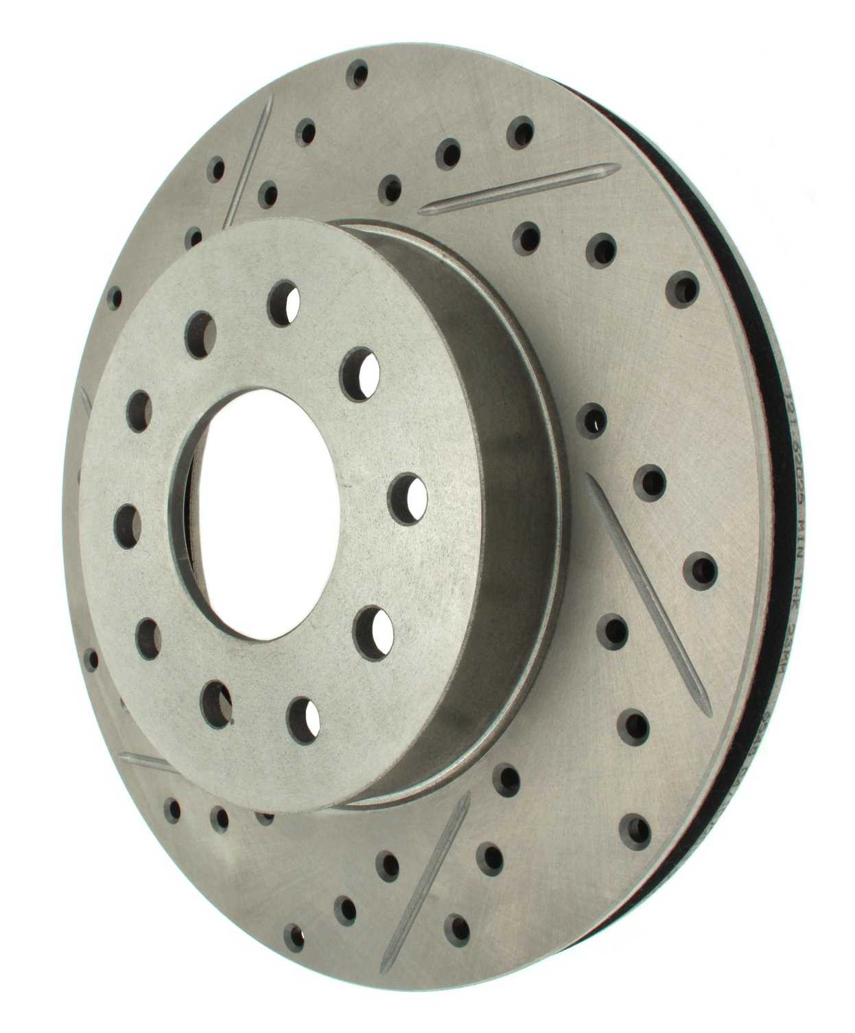 stoptech select sport drilled and slotted brake rotor rear right  frsport 227.62025r